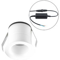 EVN Noblendo LED infälld taklampa vit Ø 5,5 cm