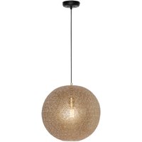 Freelight Hänglampa Oronero/Oro, Ø 40 cm, guldfärgad, metall