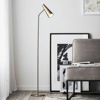 Markslöjd Peak floor lamp, variable, antique brass