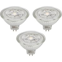 Prios GU5.3 LED bulb 4.9W 500lm 36° clear 827 set of 3