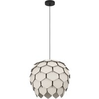 EGLO Hänglampa Mattanza med grå skärm