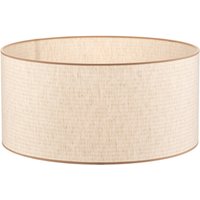 Duolla Abat-jour Roller, écru, jute, Ø 50 cm, hauteur 24 cm