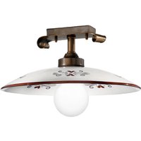 Cremasco Elegant plafondlampa Bassano, brun