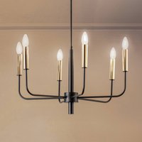 Luminex Ljuskrona Hedwig, 6 lampor