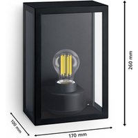 Philips vägglampa för utomhusbruk Alzor
