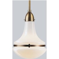 Berliner Messinglampen Frida pendant light, brass, 24 cm diameter