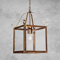 ORION Falotta Hanging Light Wonderful Square Single Bulb