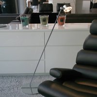 Top Light Movable floor lamp PUK FLOOR, chrome