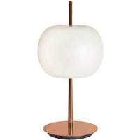 kdln LED table lamp KUSHI, copper, height 32 cm, dimmer, CCT