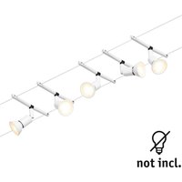 Paulmann Wire Salt cable system, 5-bulb 5 m white