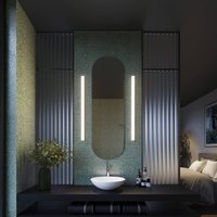 Wever & Ducré Lighting WEVER & DUCRÉ Applique murale LED Mirba 3.0 noir/blanc 91 cm IP44