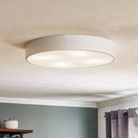 TEMAR LIGHTING Cleo 500 ceiling lamp, white, sensor, IP20, Ø 50 cm, metal