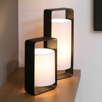 FARO BARCELONA Lula table lamp in white, 27 cm