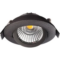 LED-Deckeneinbaustrahler Dione 4.000 K schwarz