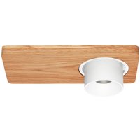 Linea Light LED-taklampa Beebo S, ljust ekträ