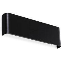 Ideallux Ideal Lux LED-vägglampa Delta, svart, B 30 cm, upp/ner