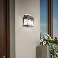 Milagro Lighting Applique d'extérieur LED solaire Filo Double, noir, IP44