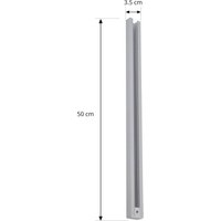 Lindby track system Linaro, 50 cm, white, single-circuit track lighting system