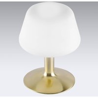 Paul Neuhaus Till table lamp, brass-coloured, glass, dimmable