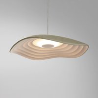 Bover LED-hänglampa Valentina S24, oliv/vit