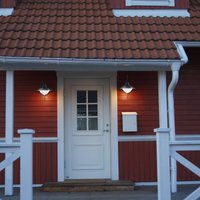 EGLO Vägglampa Sidney, stål, glas, E27