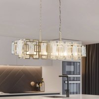 Lucea Karmella chandelier 100 cm antique brass 12 lights.