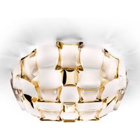 Slamp Mida vägglampa, 50 cm, vitt guld