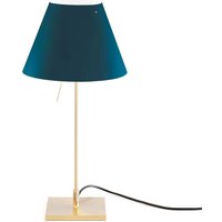 Luceplan Costanzina Tischlampe messing petrolblau