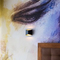 SLV Cariso LED vägglampa svart/mässing 16,4cm