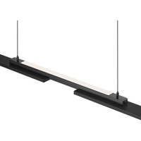 LED-hængelampe More, antracit, længde 120 cm, metal