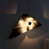 Applique murale LED Knikerboker Zona d'ombra, marron, 79 cm