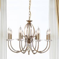 Elstead Lustre Aegean à huit lampes