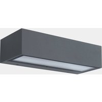 LEDS-C4 Applique d'extérieur LED Nemesis, gris, largeur 19,5 cm