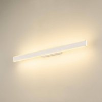 SLV LED-badrumsvägglampa One Linear, 70 cm, vit, metall, CCT