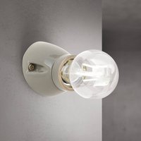 ORION Vägglampa Frost, gau, keramik, E27