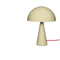HÜBSCH Mush Mini table lamp, light sand, height 34 cm