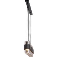 Zambelis Hänglampa 22142 4 lampor 105 cm svart/krom
