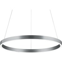 Knapstein LED-hänglampa Svea-L 60 nickel
