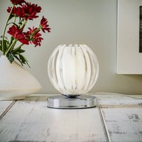 Searchlight Claw table lamp, touch function, clear lampshade
