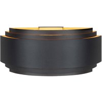 HighLight Sofia vägglampa, svart, bredd 30 cm, aluminium, E14