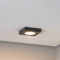 SIGMA Taklampa Hero, 12 x 12 cm, svart, metall, GX53