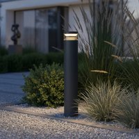 Ideallux Ideal Lux LED-väglampa Boeing, höjd 70 cm, svart, IP65