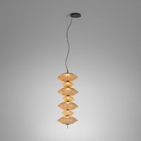 Bover LED pendant light Yuyun S/7C, dimmable 0-10V, beige