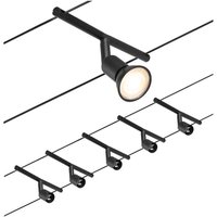 Paulmann Wire Salt cable system 5-bulb 5 m black
