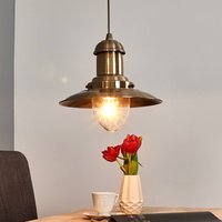 Searchlight Fisherman hanging light in antique brass Ø 32 cm