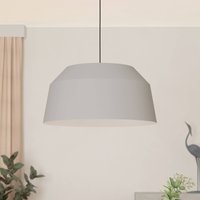 EGLO Contrisa pendant light in grey, 1-bulb, Ø 52 cm