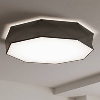 TK Lighting Kantoor New ceiling light, Ø 88 cm, black