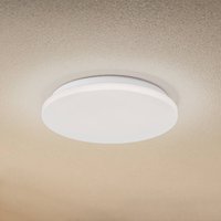 Plafonnier d'extérieur LED Lindby Kirkola, 3000 K, Ø 34 cm, blanc