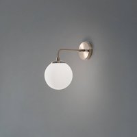 Opviq Viran wall light, antique gold, glass, height 25 cm, E14