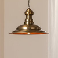 Opviq Sivani MR-637 pendant light, antique gold, metal, Ø 39 cm